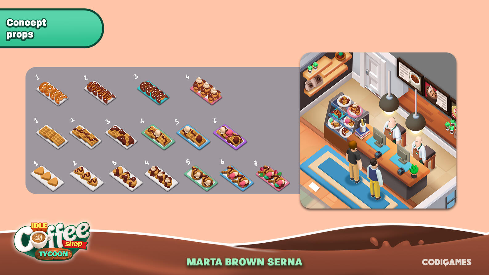 Pastries concept