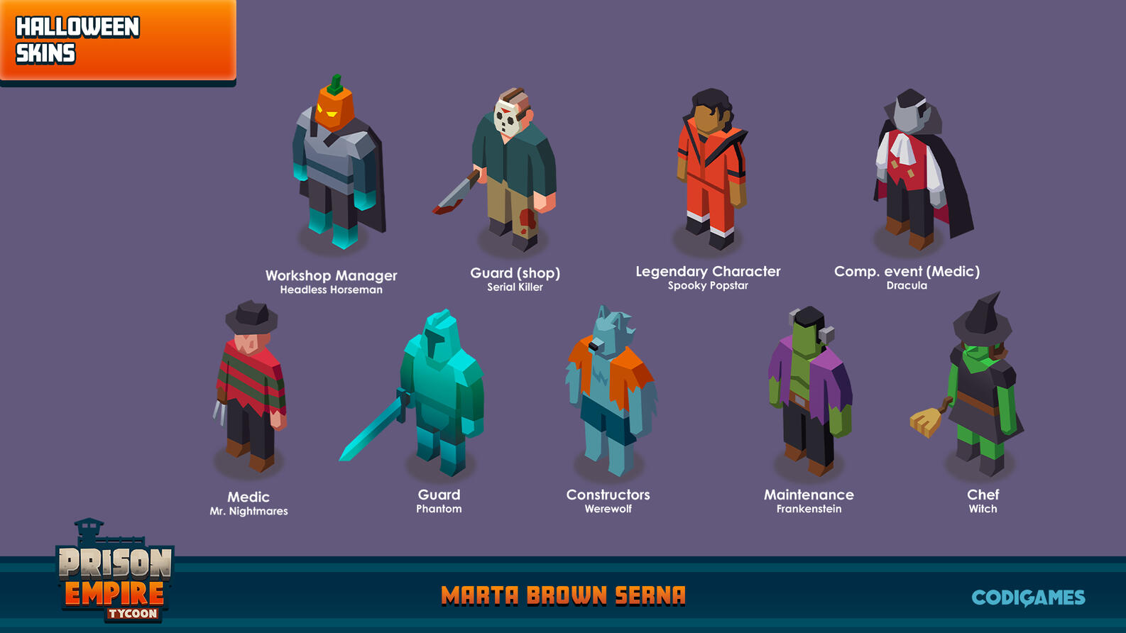 Prison - Halloween Skins
