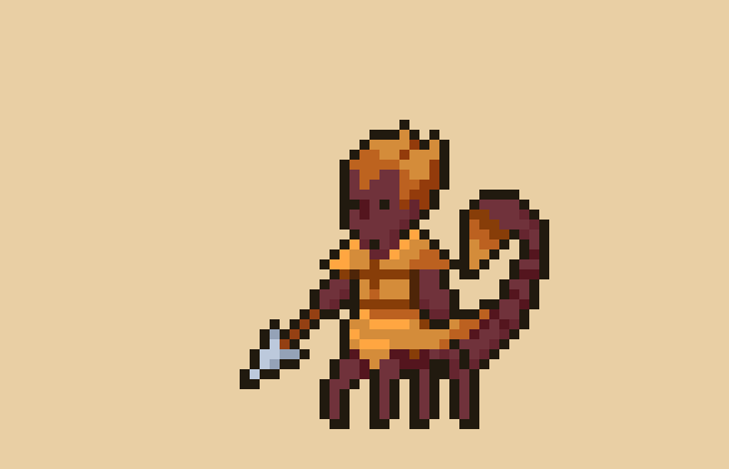 Scorpion warrior