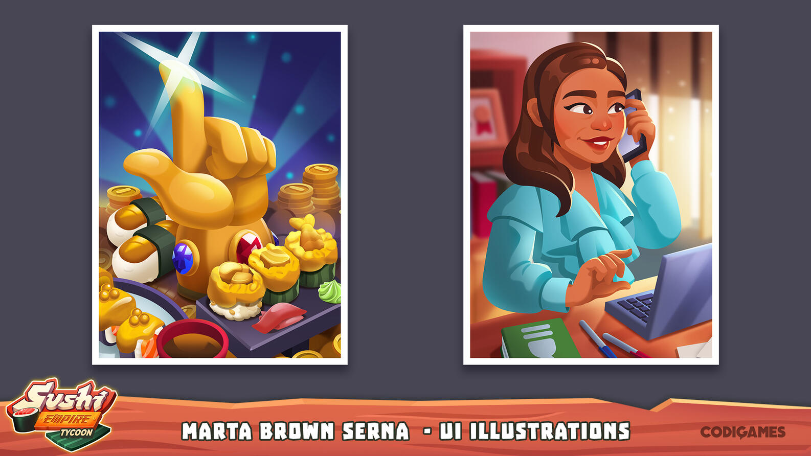 Sushi Empire illustrations