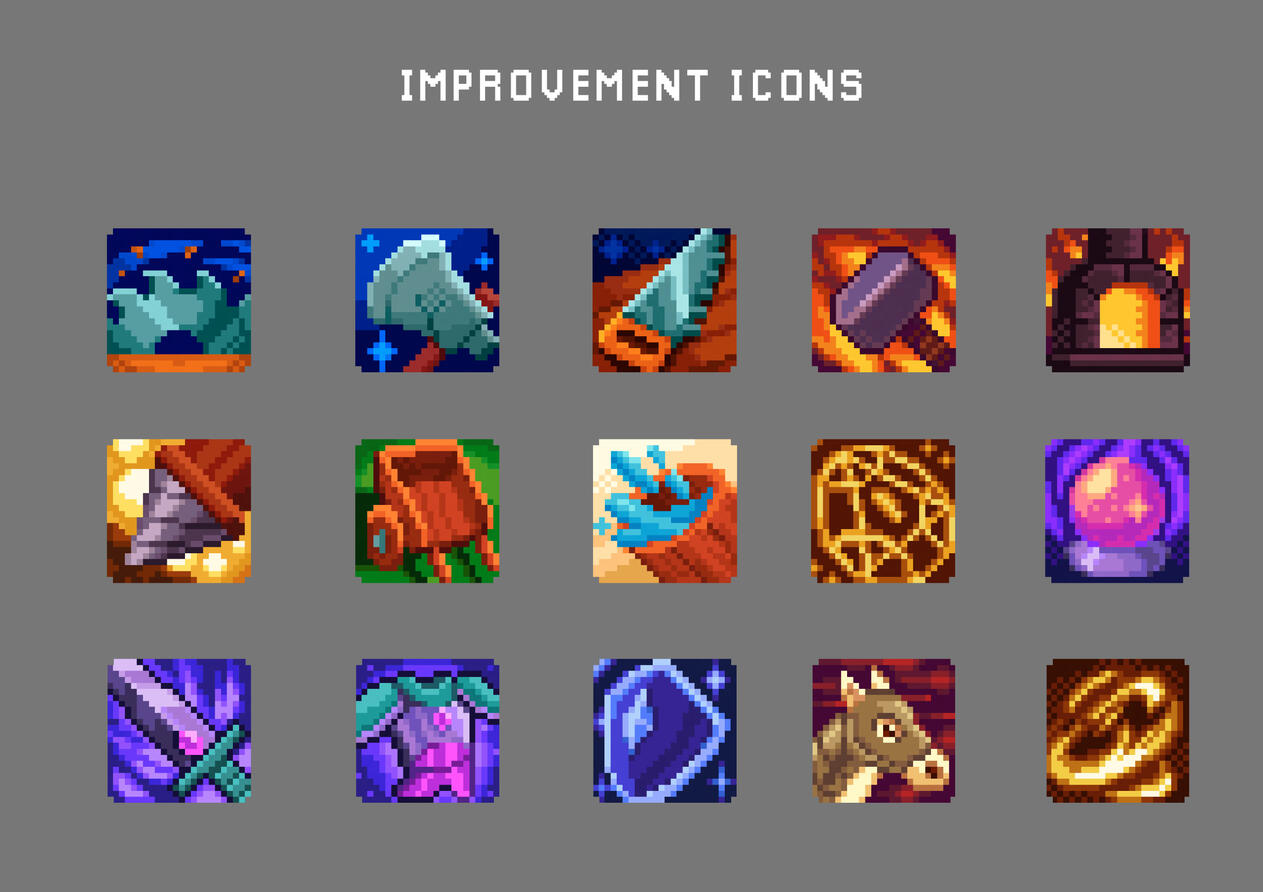 Improvement icons