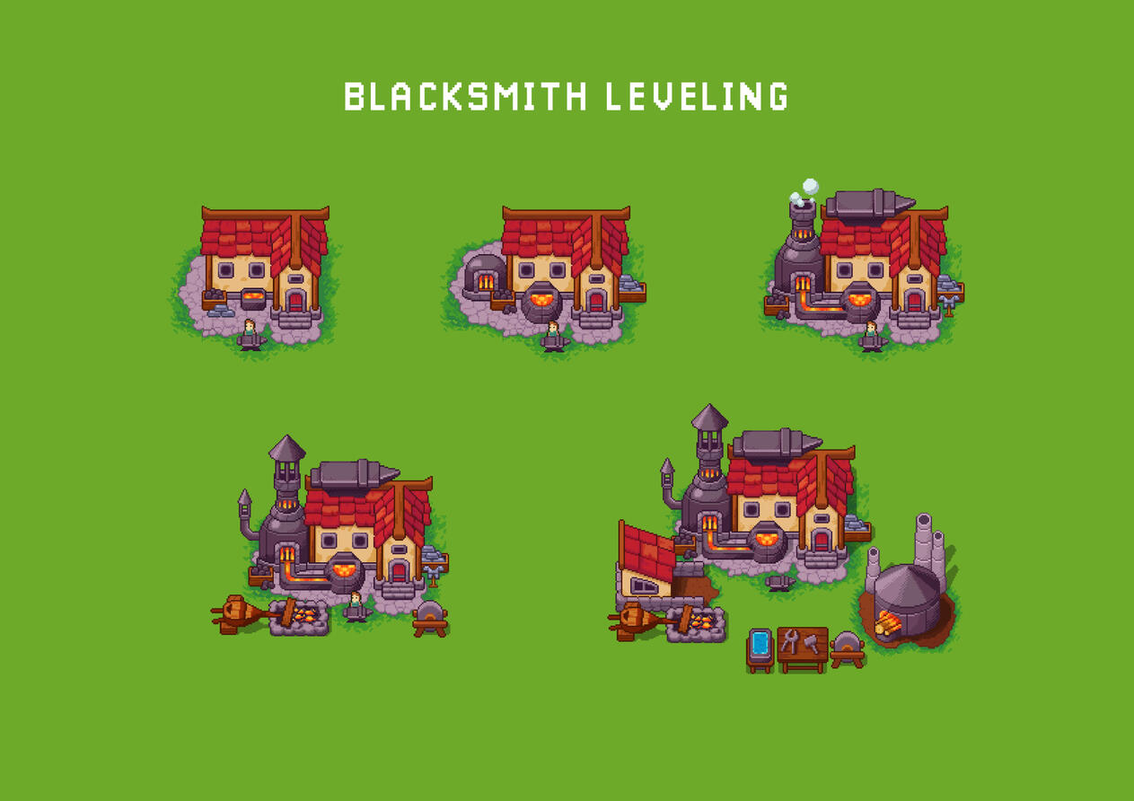 Blacksmith leveling